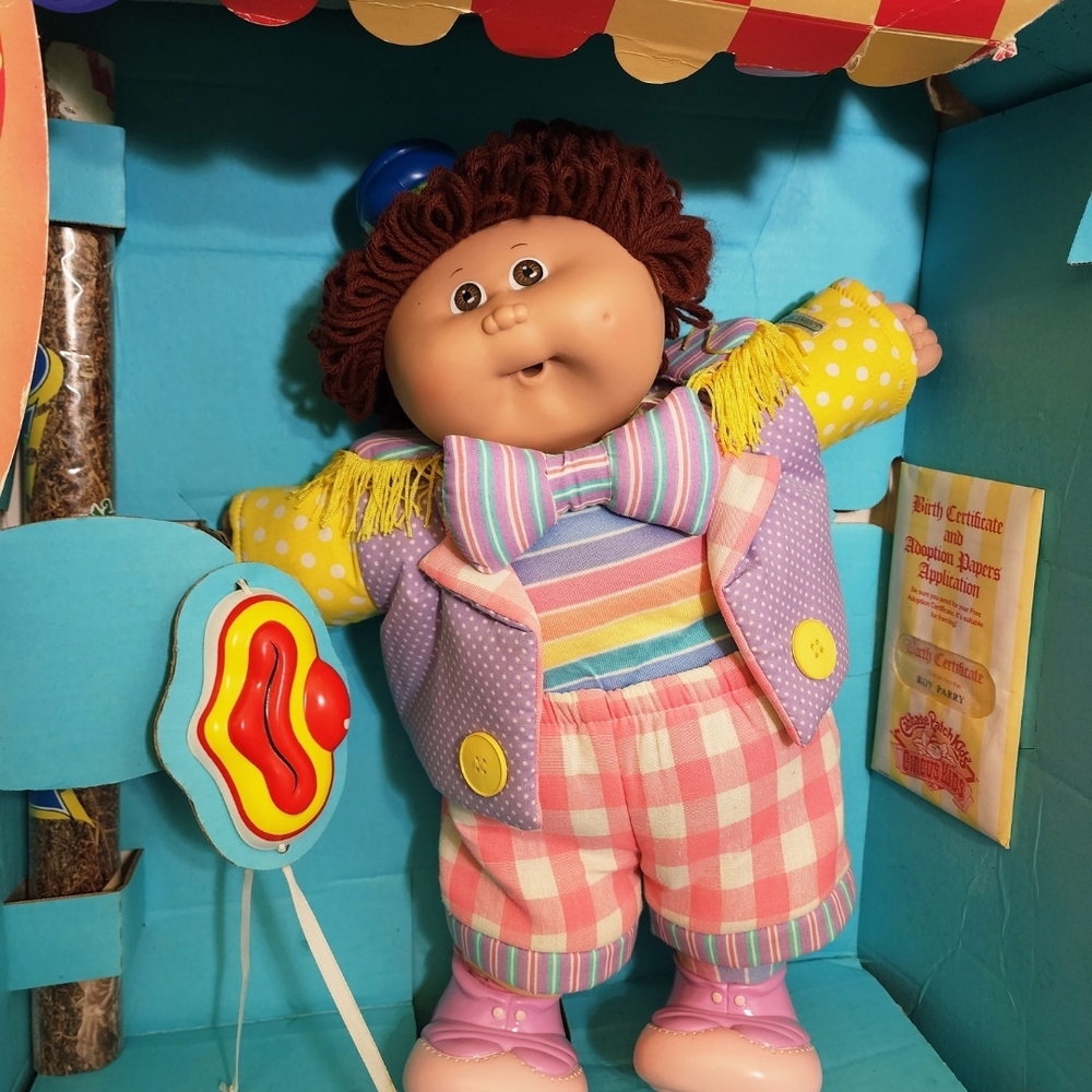 CABBAGE PATCH CIRCUS CLOWN 1986 RARE NIB